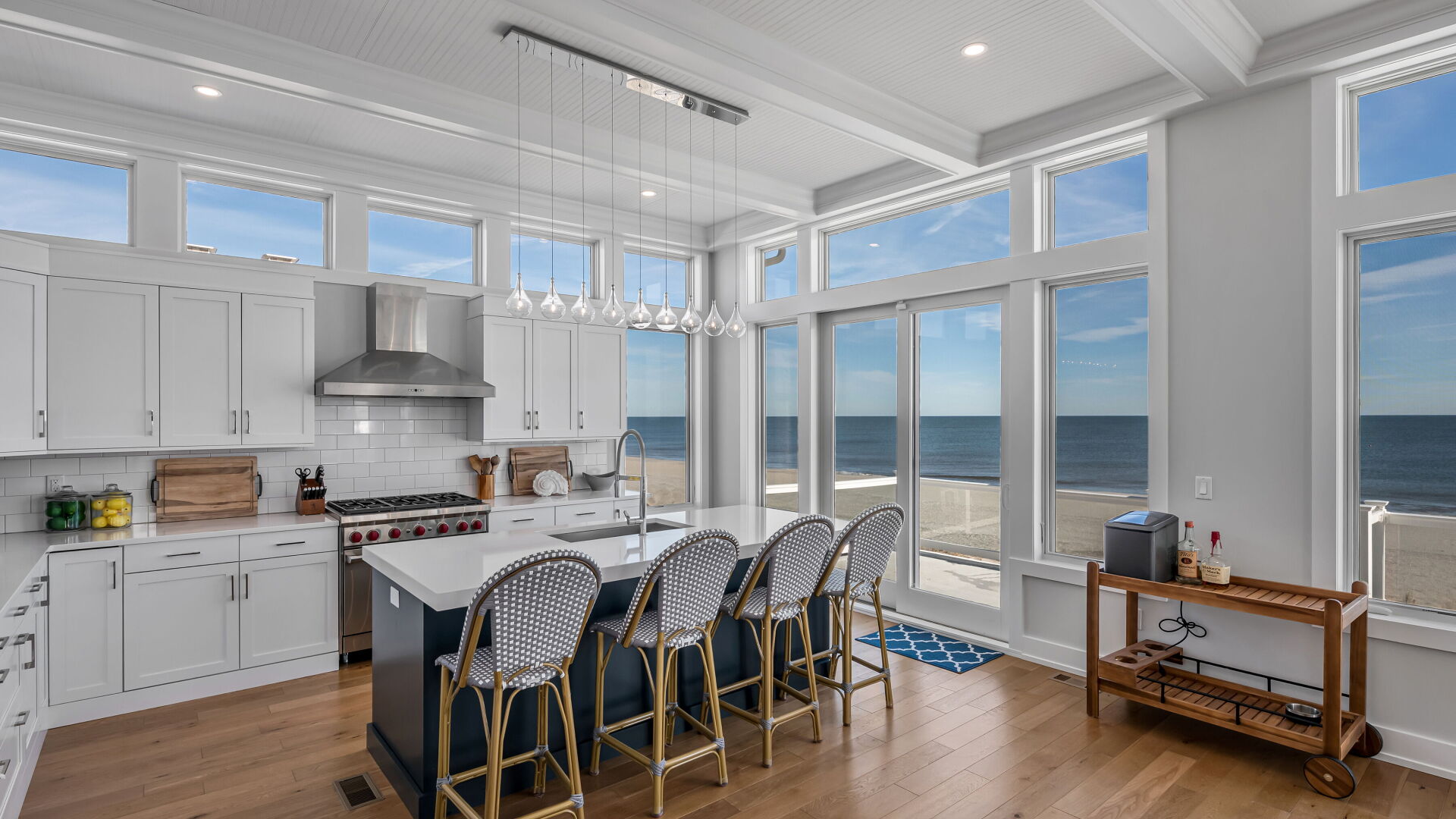 kitchen ocean view