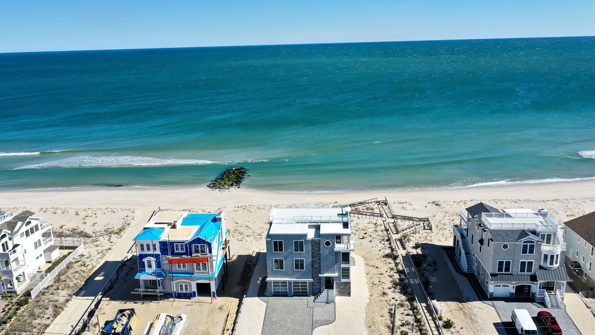 aerial ocean turquoise water