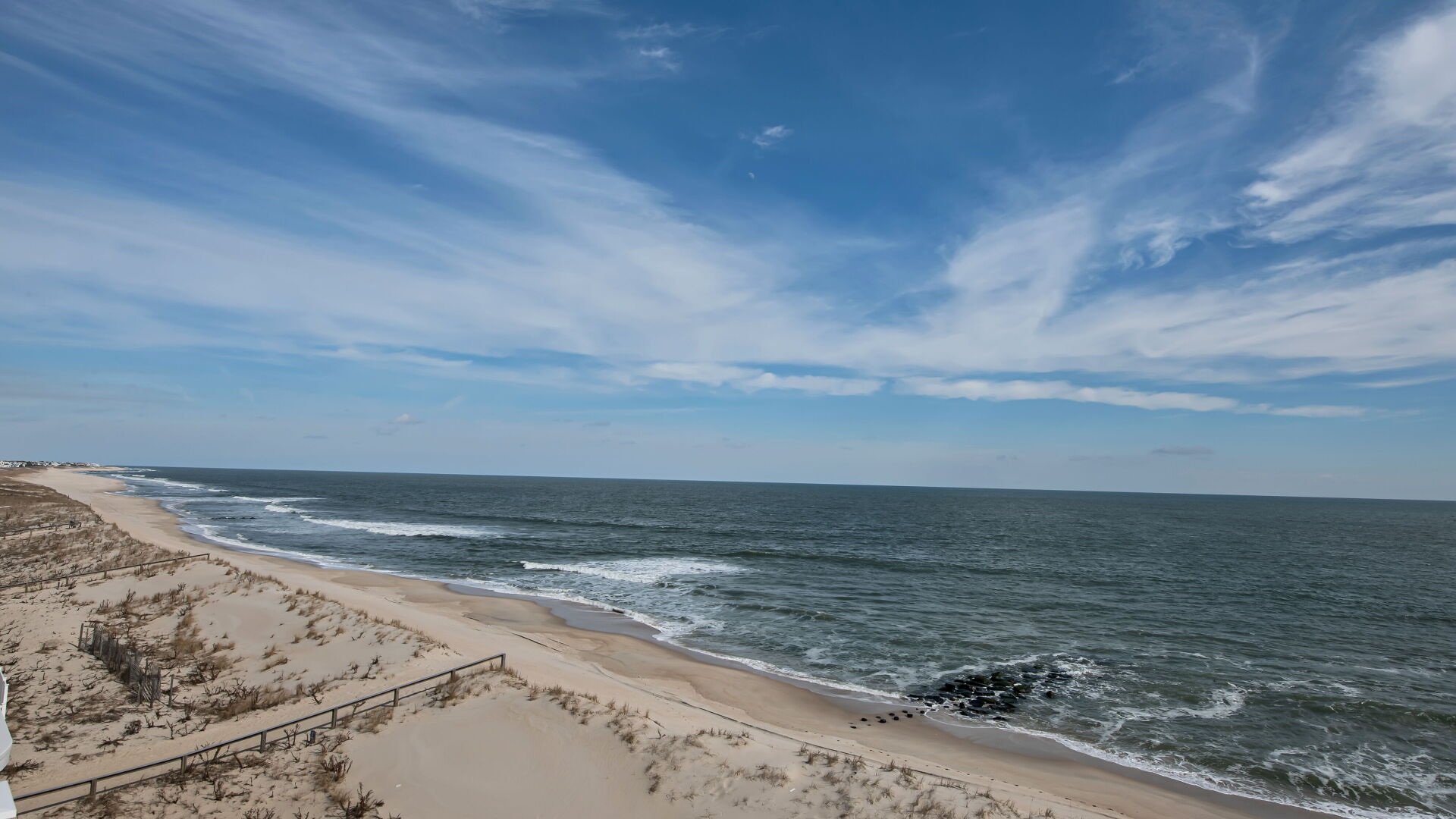 beach ocean view wide