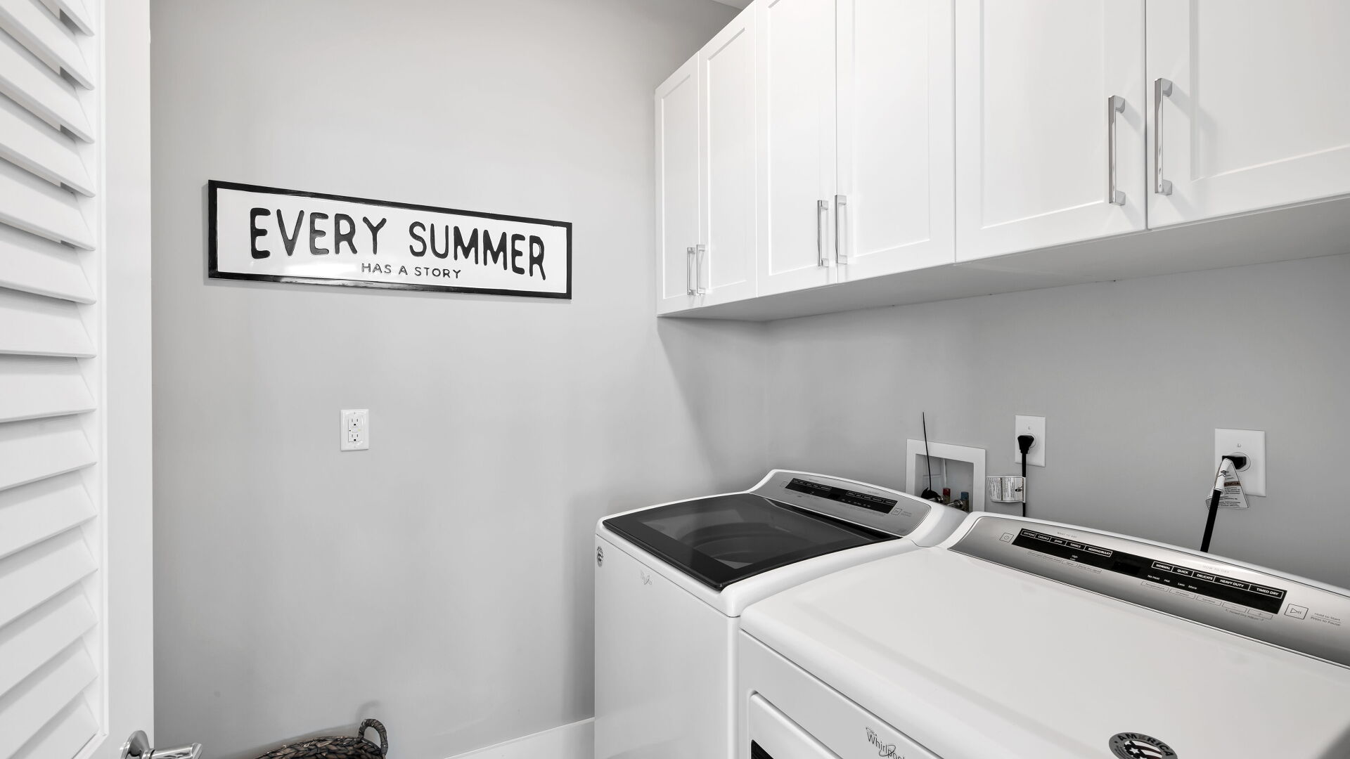 laundry room summer sign