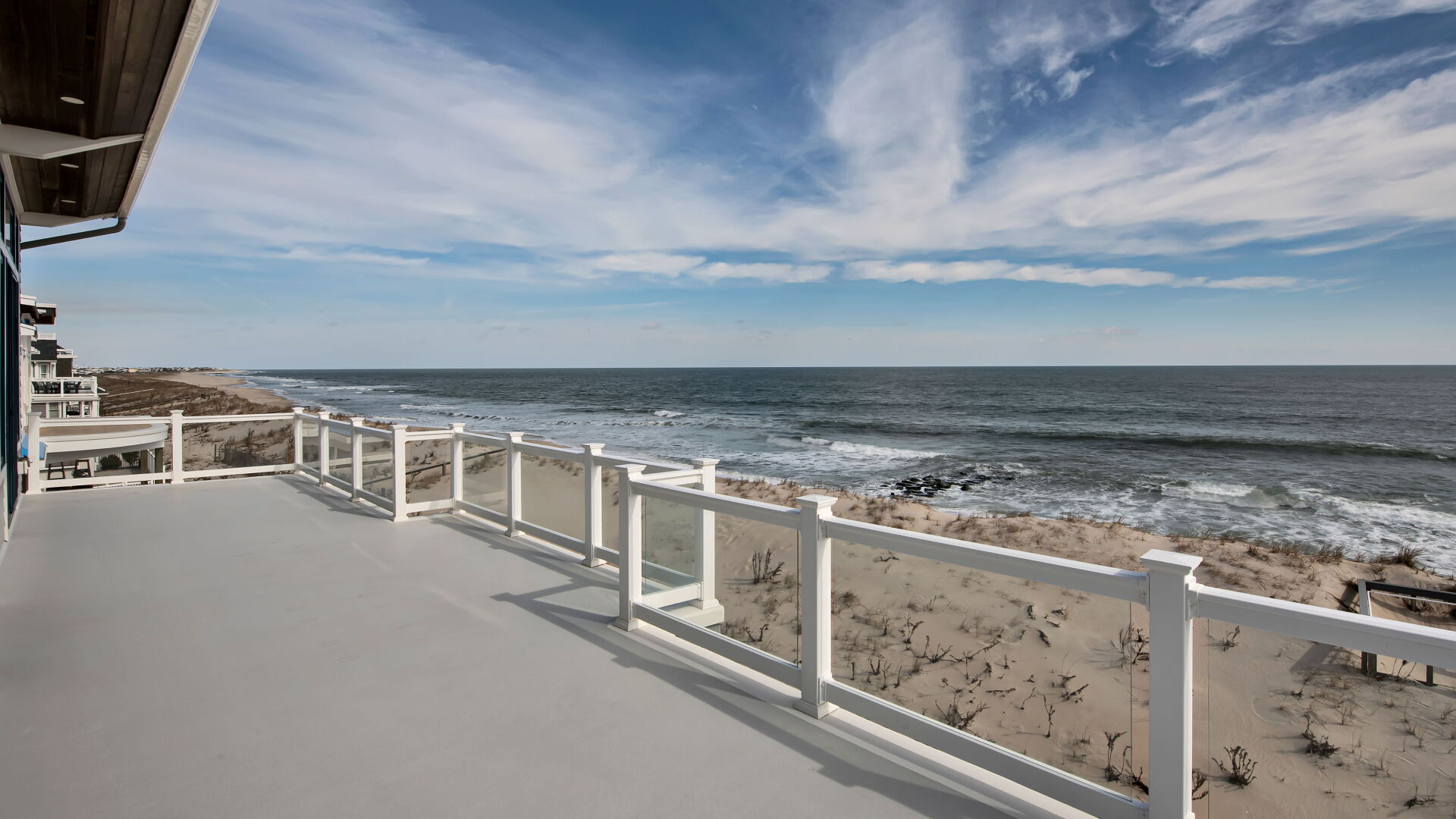 oceanfront balcony wide view