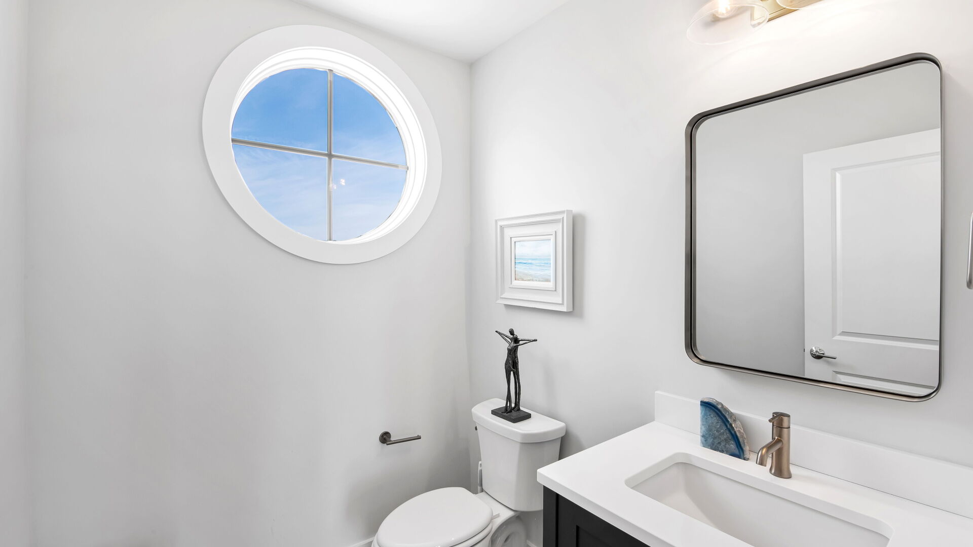 powder room porthole window