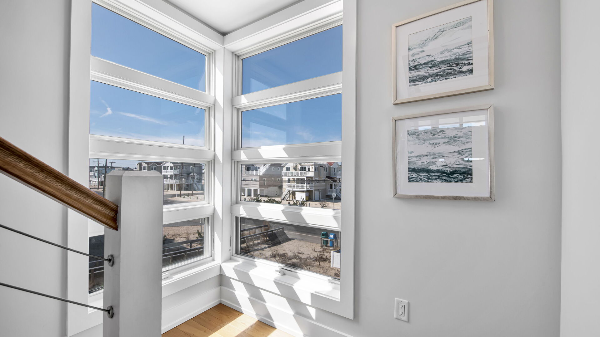 staircase landing window
